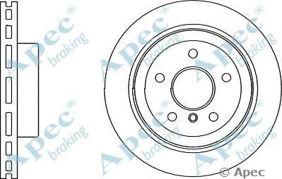 APEC BRAKING dsk3064 -  Тормозной диск